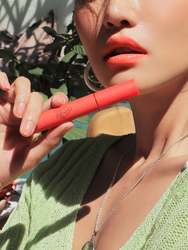 son kem ly 3ce stylenanda velvet lip tint flower garden matte texture new version hinh anh 5