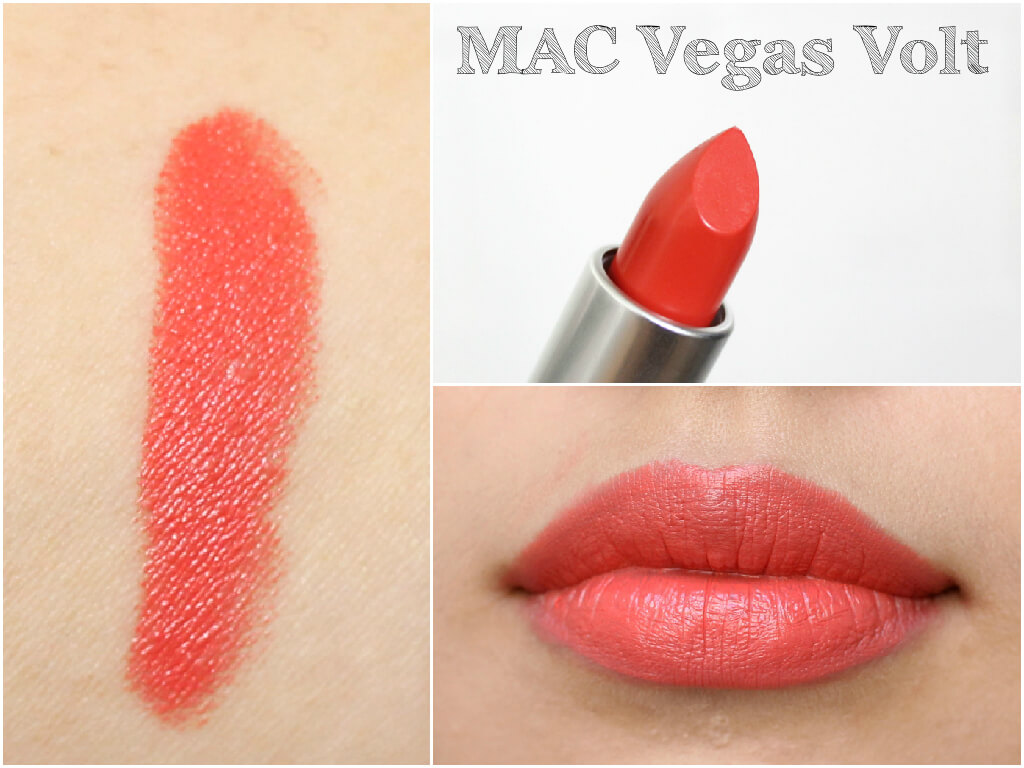 Son thỏi MAC Lipstick Màu Vegas Volt