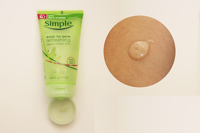 tham khao review sua rua mat simple kind to skin refreshing facial wash gel hinh anh 5