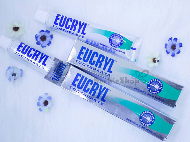Kem đánh răng Eucryl Tooth Paste làm trắng răng cực hiệu quả