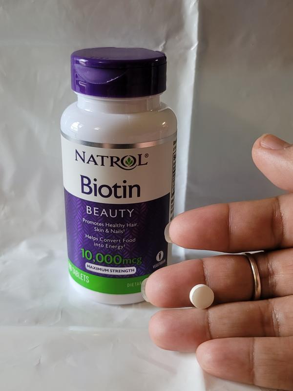 vien uong chac khoe toc natrol biotin 10000mcg maximum strength hinh anh 1