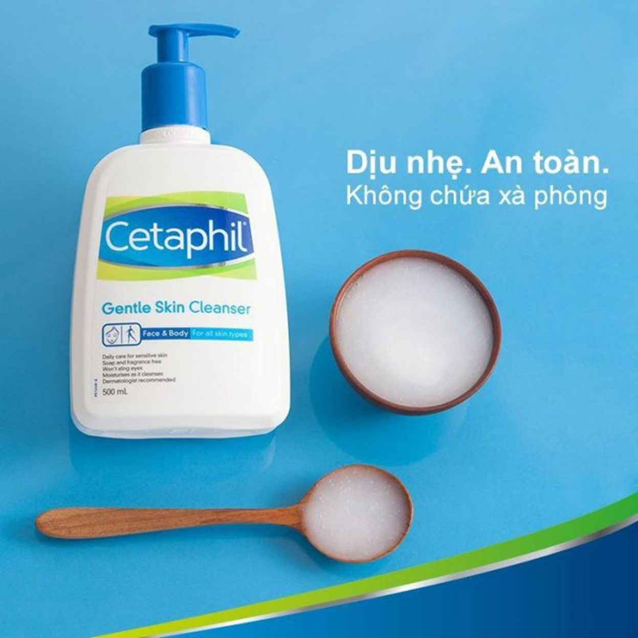sua rua mat da nhay cam cetaphil gentle skin cleanser 500ml hinh anh 1