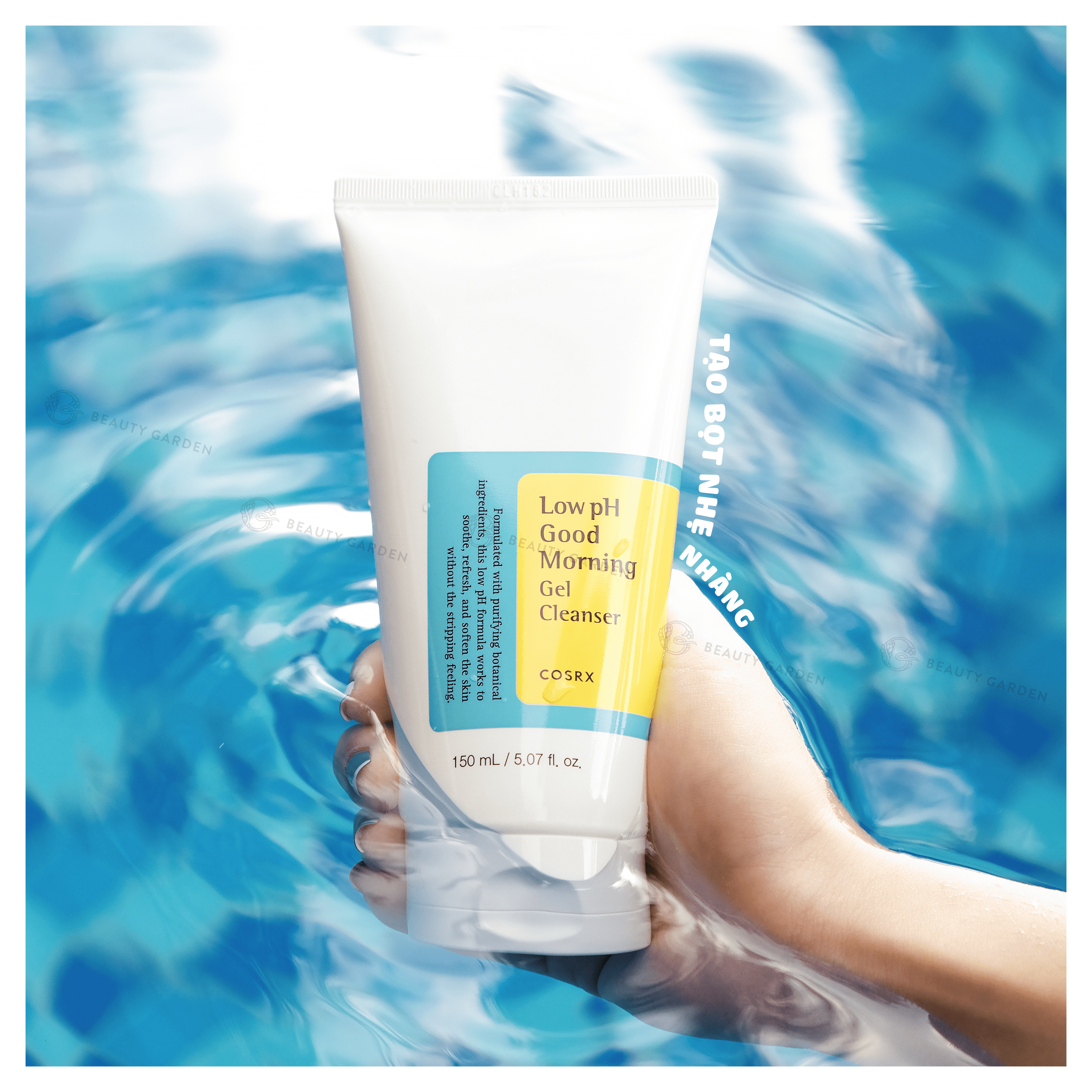 sua rua mat cosrx low ph morning gel cleanser 150ml hinh anh 1