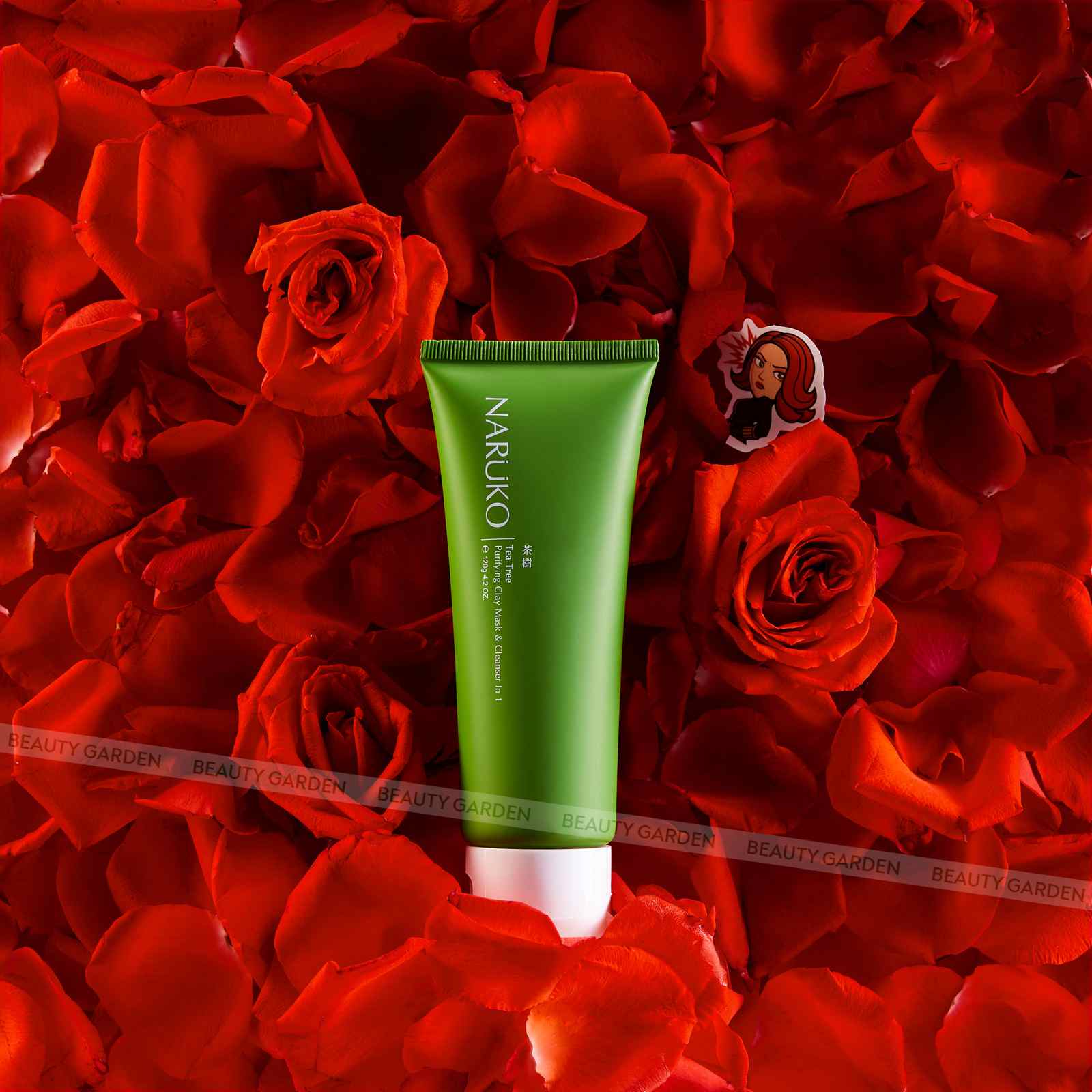 sua rua mat naruko tea tree purifying clay mask cleanser in1 120gr hinh anh 1