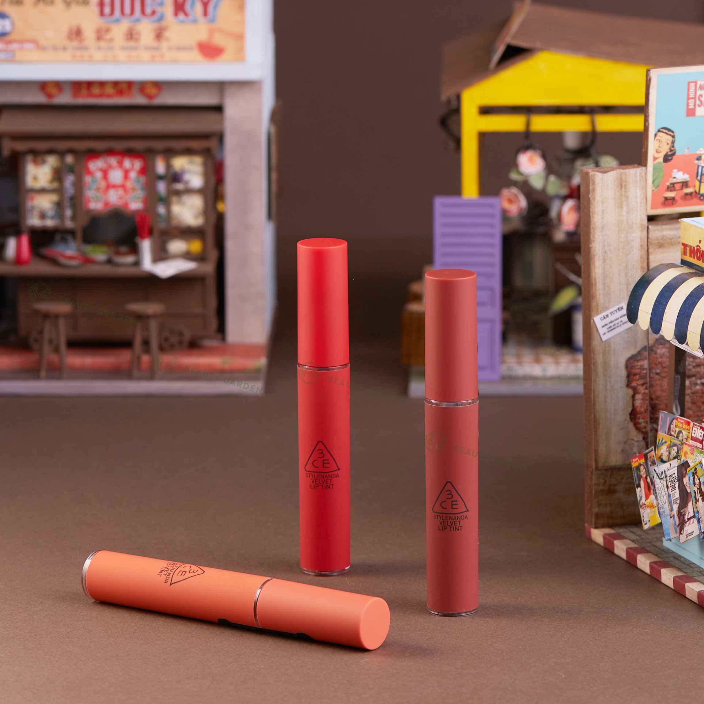 son kem li 3ce stylenanda velvet lip tint hinh anh 1