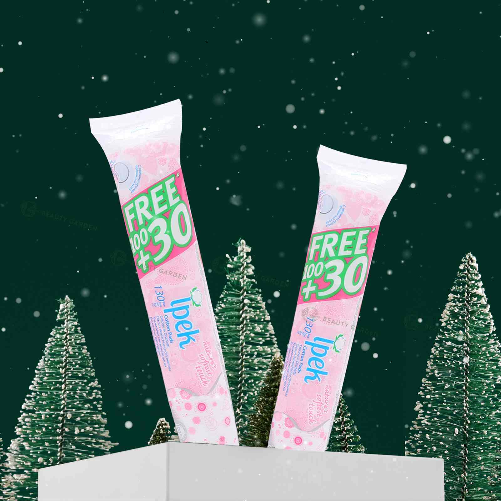 bong tay trang cotton ipek cotton pads 130 mieng hinh anh 1