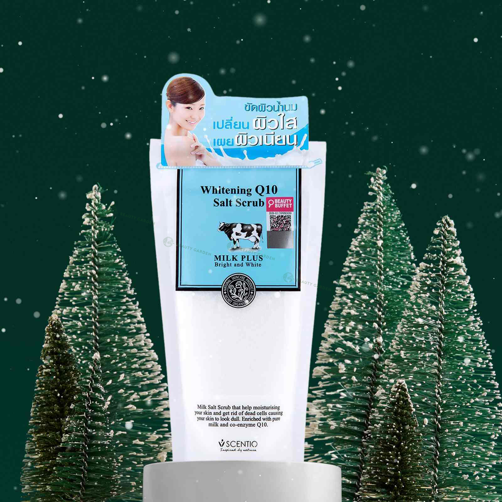 muoi tay te bao chet scentio whitening q10 salt scrub 300gr hinh anh 1