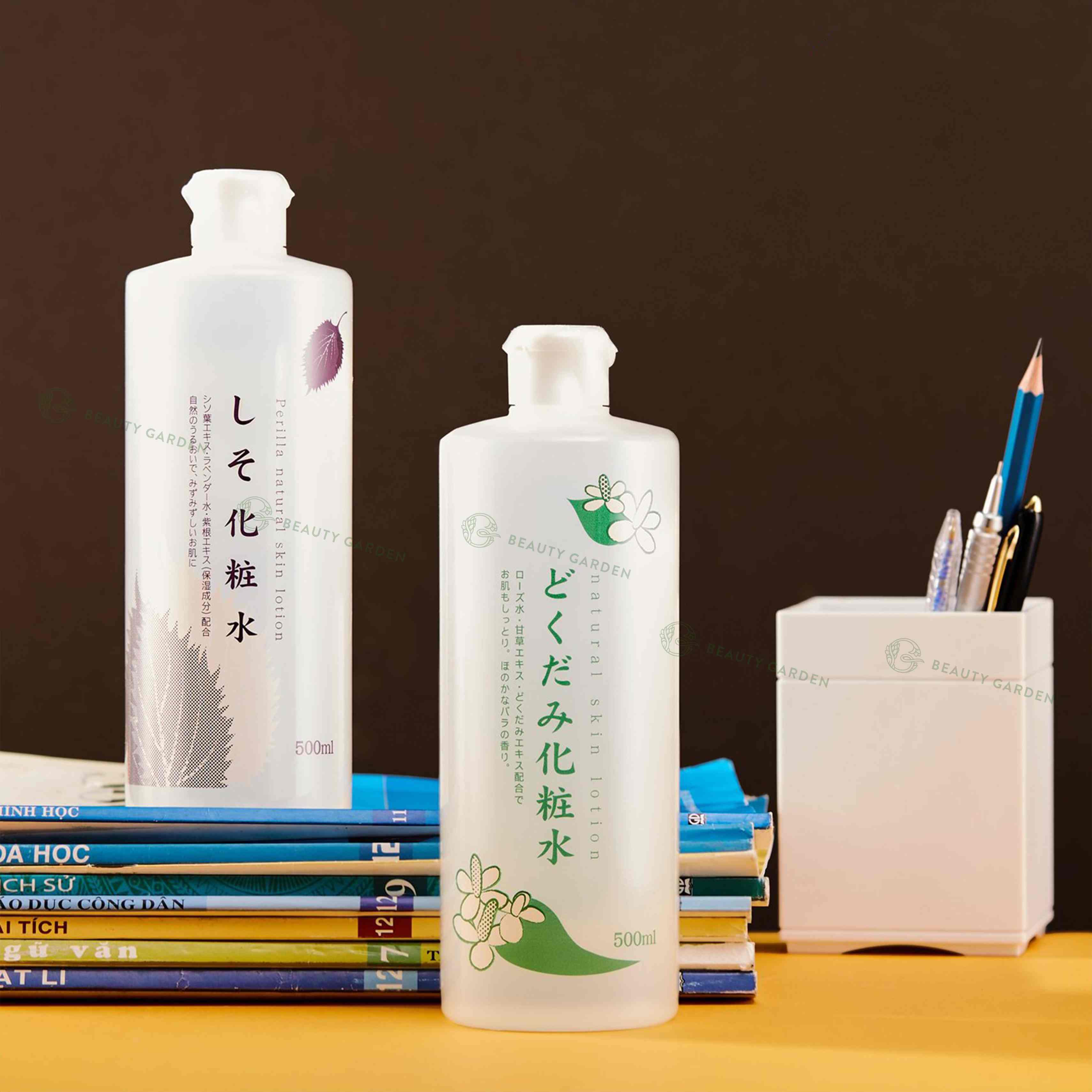 nuoc can bang da dokudami perilla natural skin lotion 500ml hinh anh 2