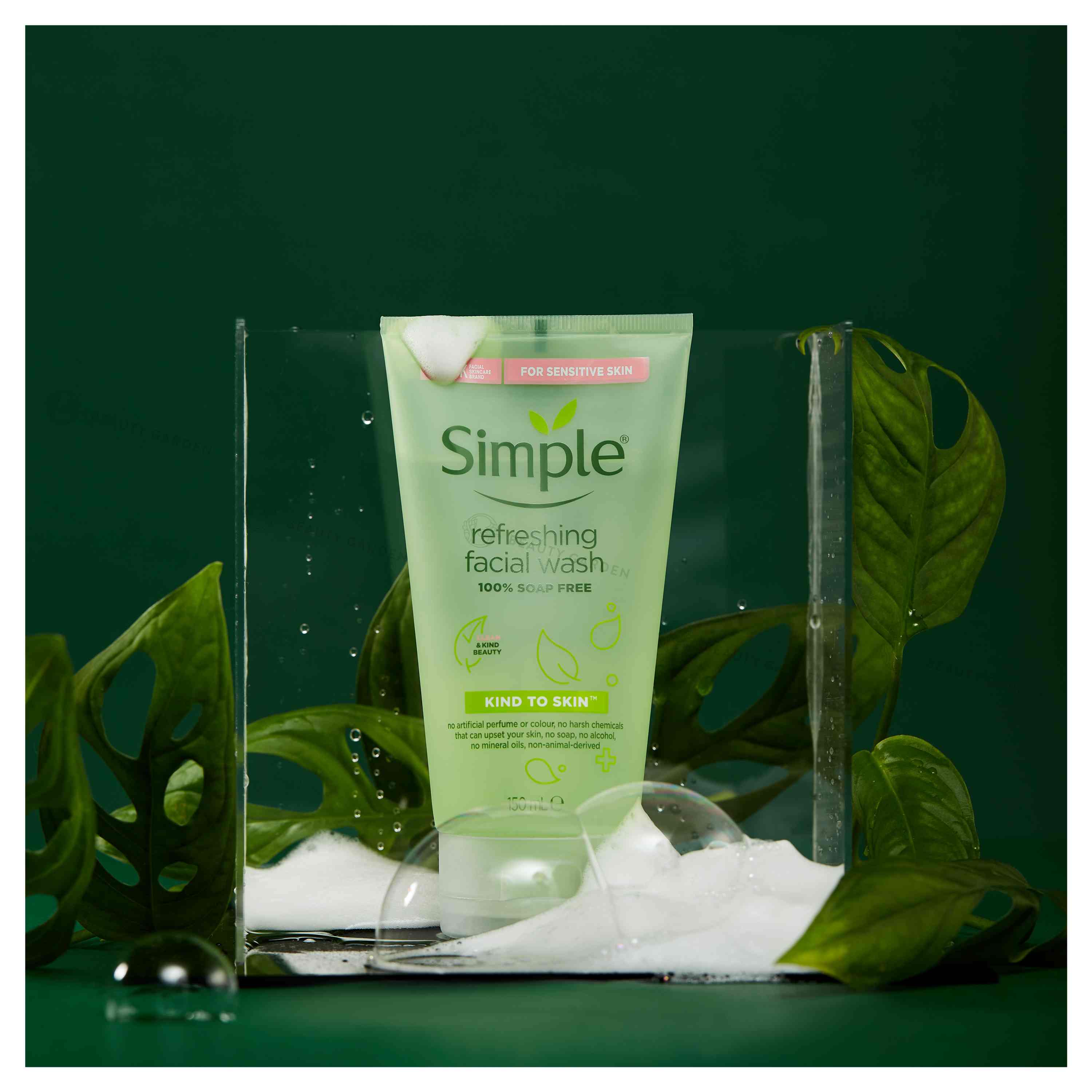 sua rua mat cho da nhay cam gel kind to skin refreshing facial wash gel 150ml hinh anh 1