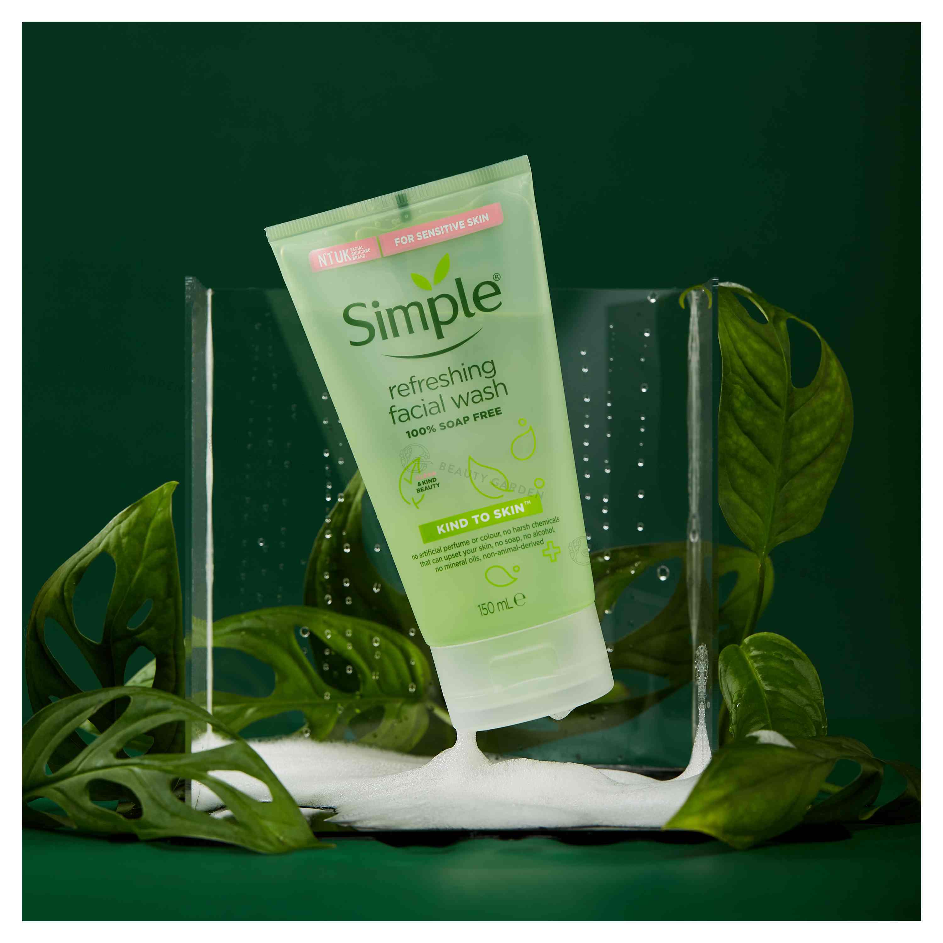 sua rua mat cho da nhay cam gel kind to skin refreshing facial wash gel 150ml hinh anh 1