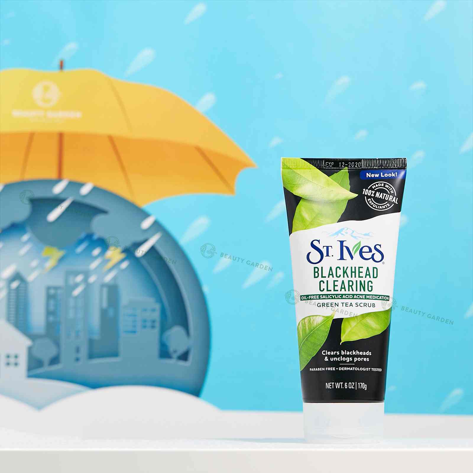 tay te bao chet stives blackhead clearing green tea scrub 170gr hinh anh 2