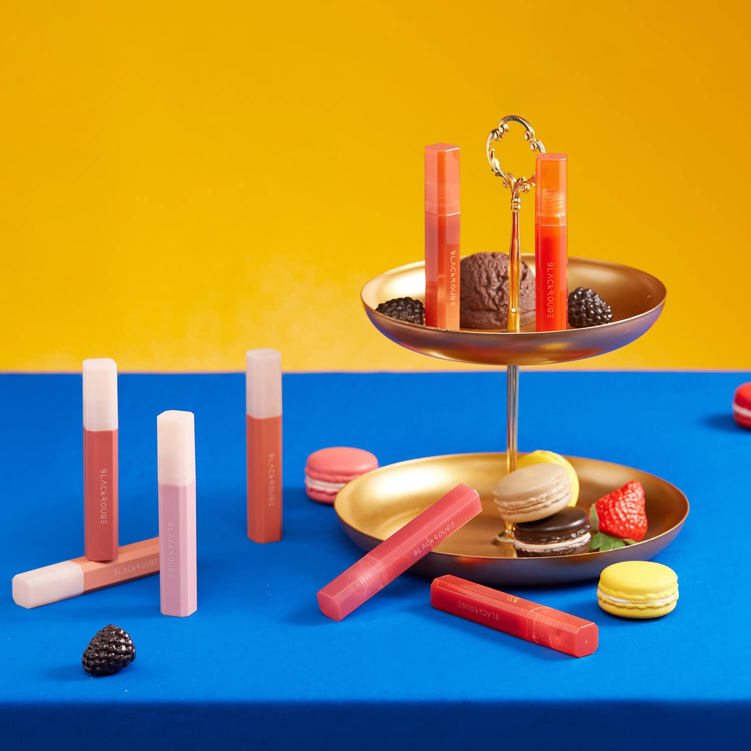 son tint black rouge half half water glow 35gr hinh anh 1