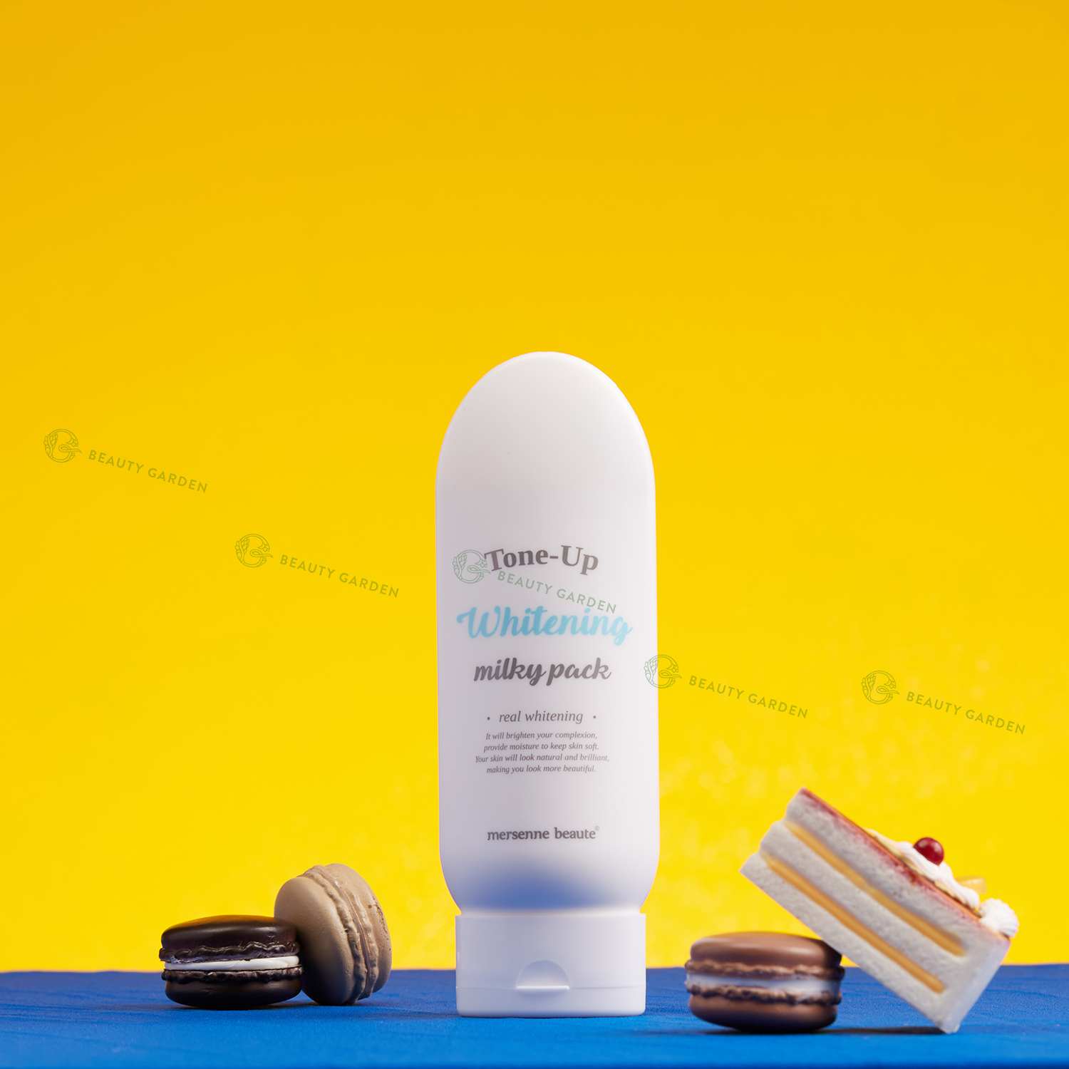 kem u trang toan than mersenne beaute tone up whitening milky pack 200ml hinh anh 1