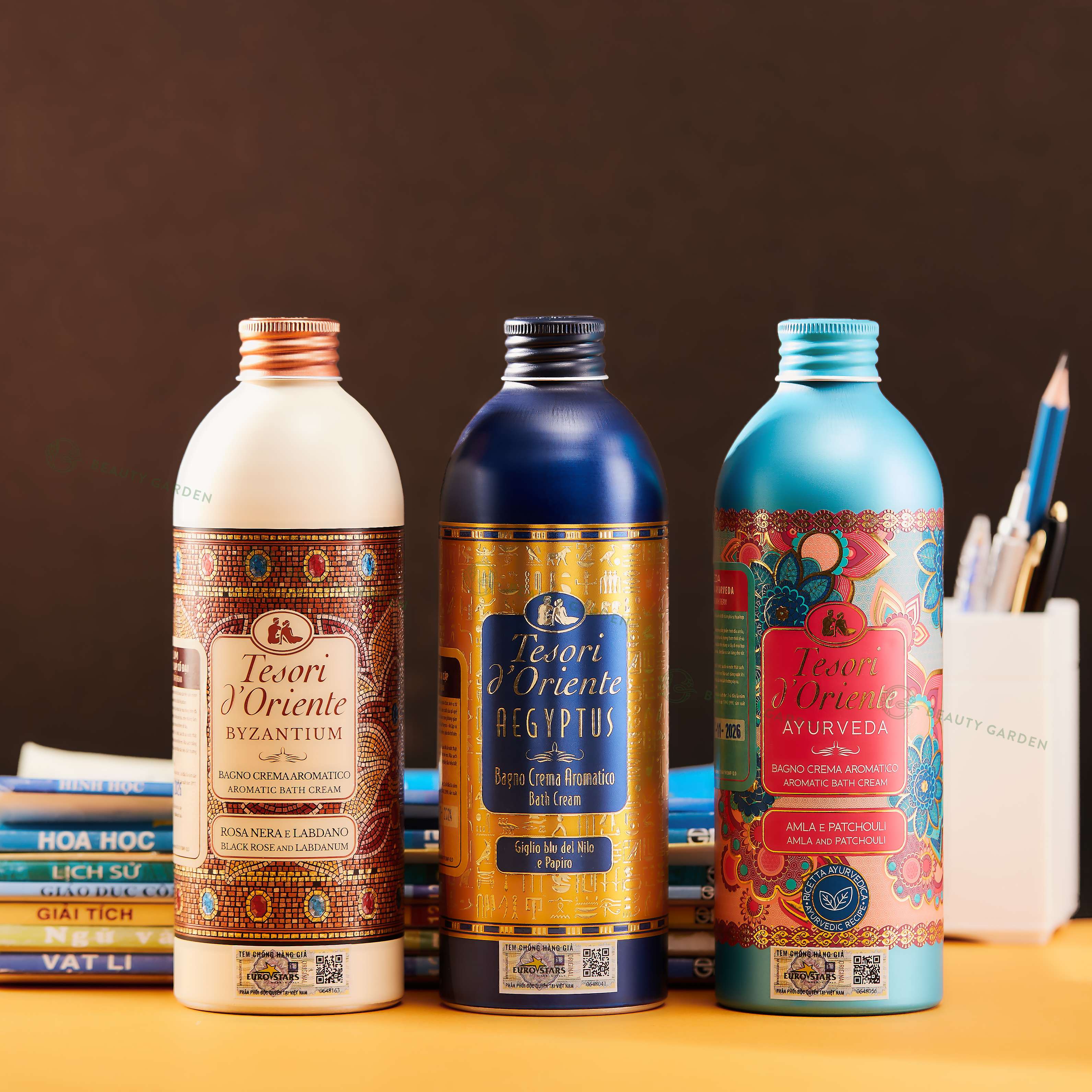 sua tam huong nuoc hoa tesori doriente bath cream 500ml hinh anh 1