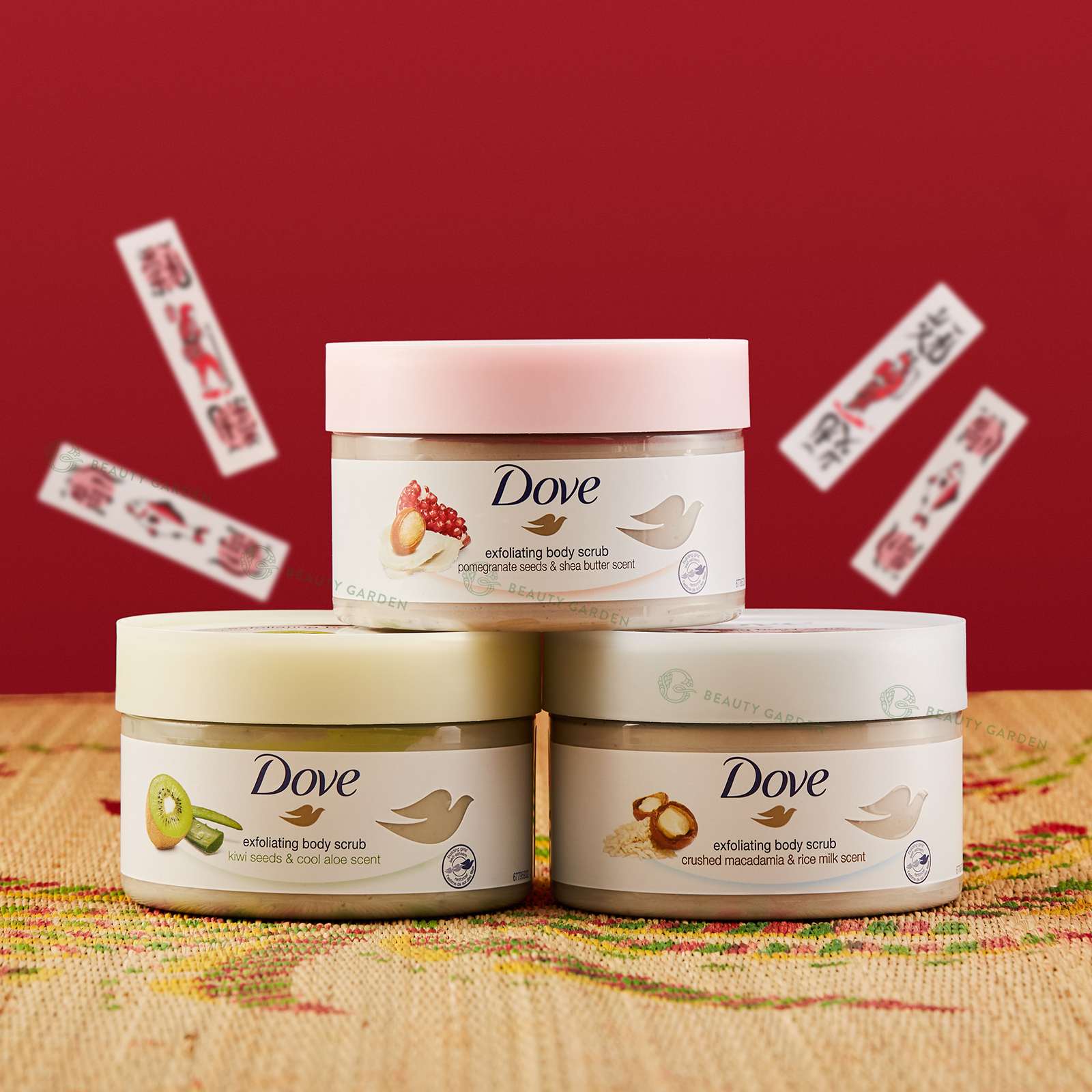 tay da chet dove exfoliating body scrub 225ml hinh anh 1