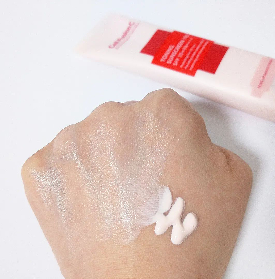 kem chong nang nang tong cell fusion c brightening tone up sunscreen 100 spf50pa hinh anh 4