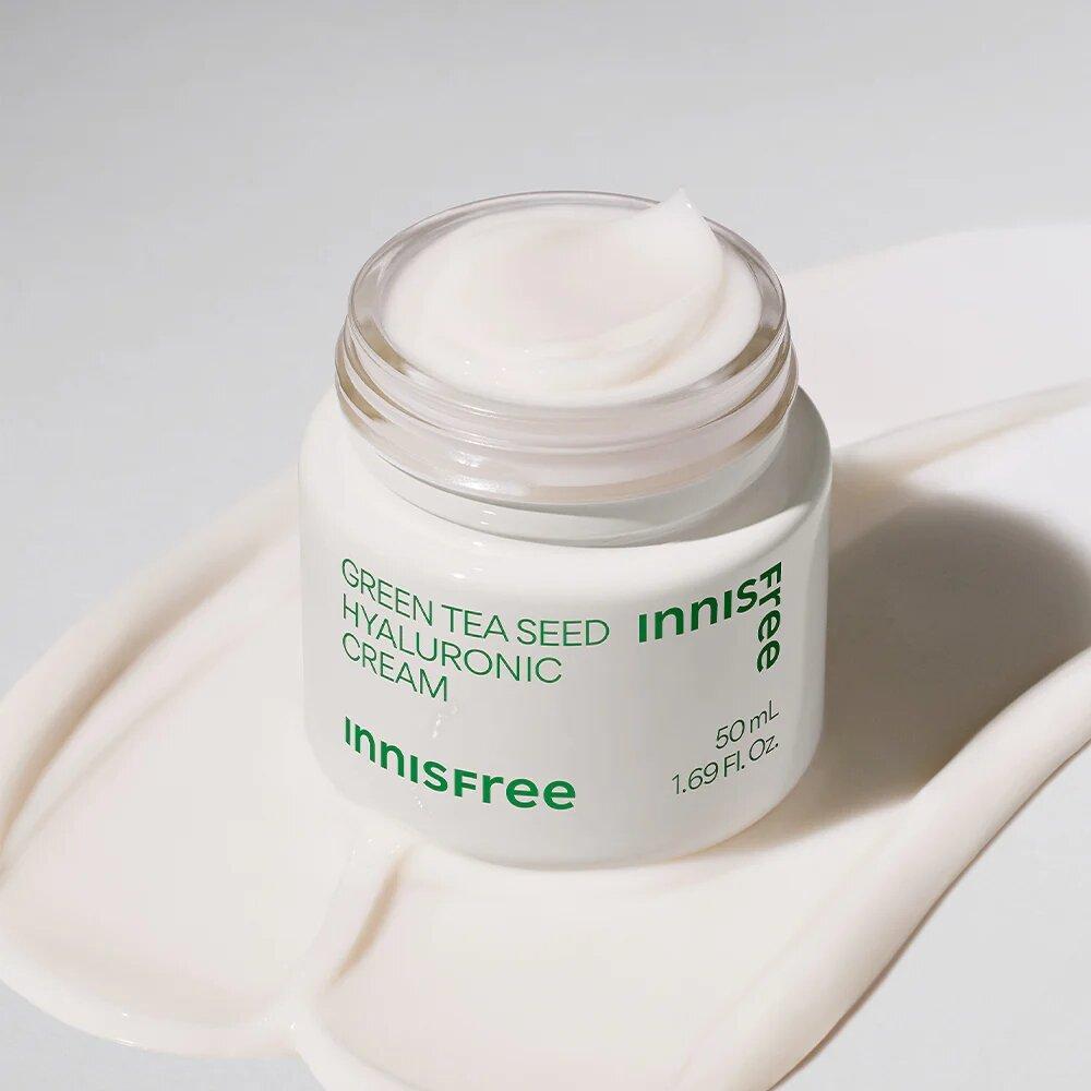kem duong am innisfree green tea seed hyaluronic cream 50ml hinh anh 1