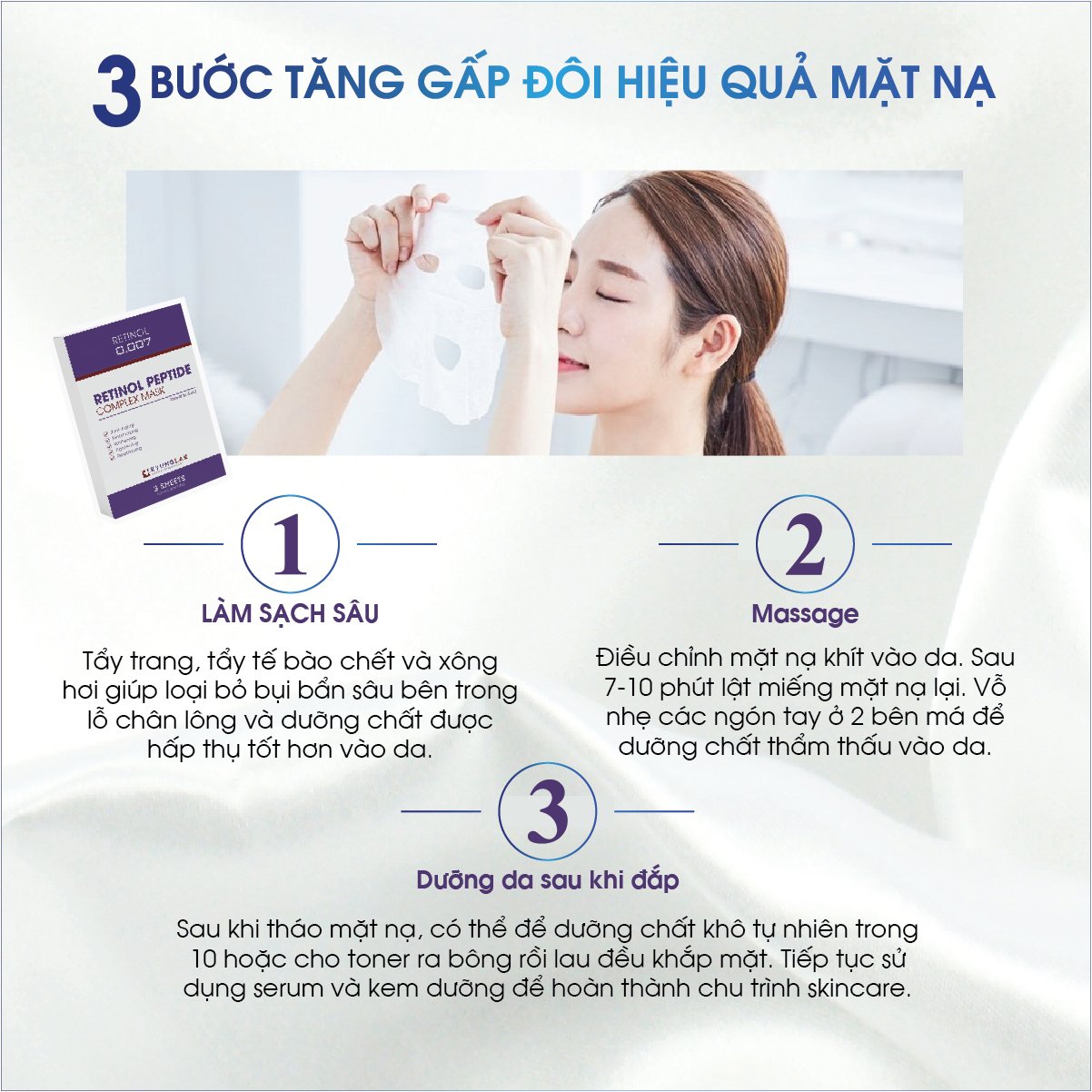 mat na kyung lab retinol peptide complex mask 25ml hinh anh 2