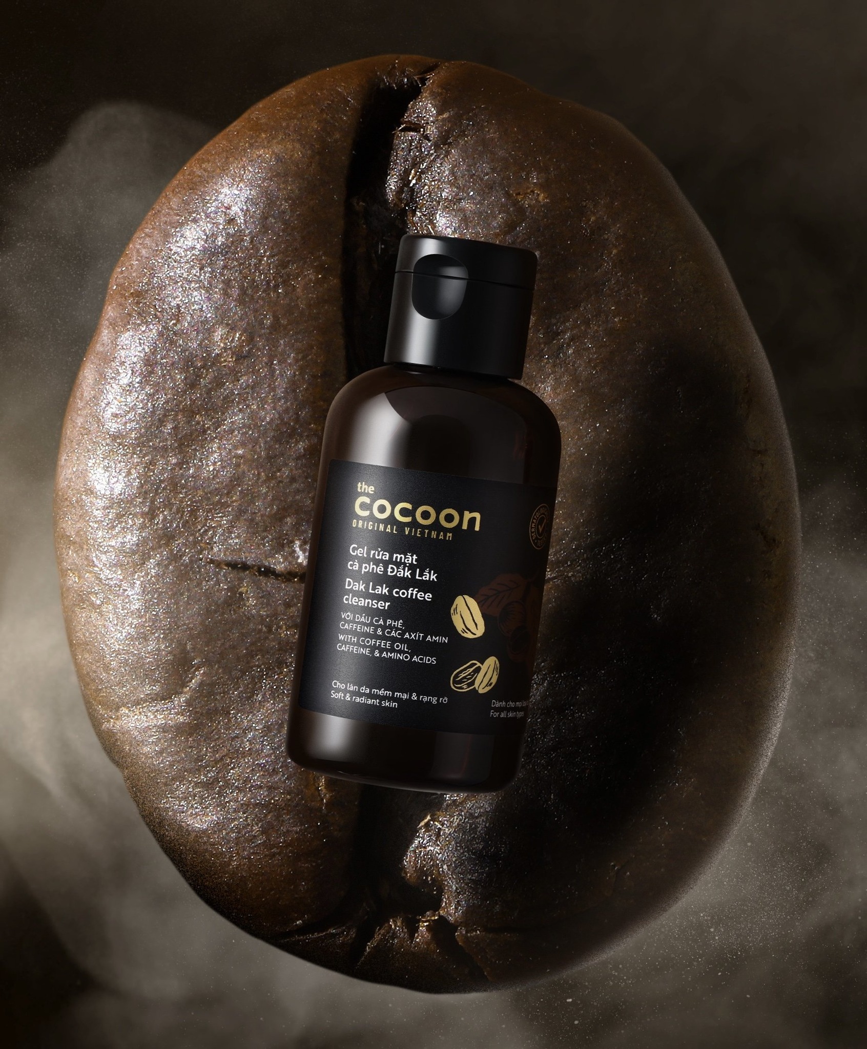 gel rua mat cocoon ca phe dak lak dak lak coffee cleanser 140ml hinh anh 1