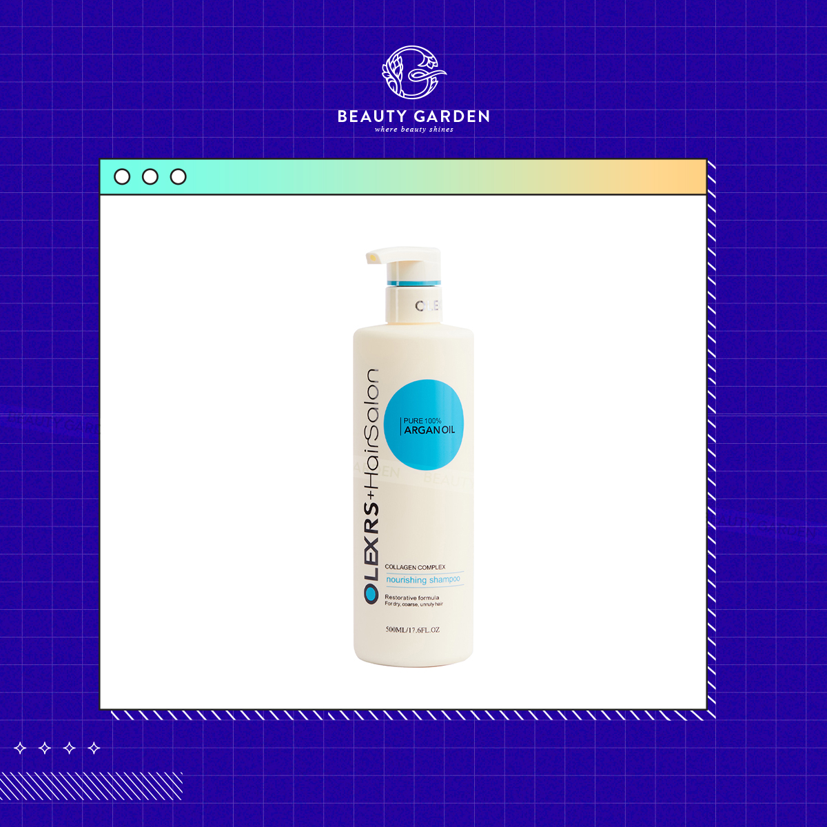 dau goi olexrs hair salon argan oil collagen complex 500ml hinh anh 1